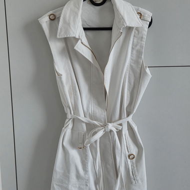 Gilet sans manches blanc