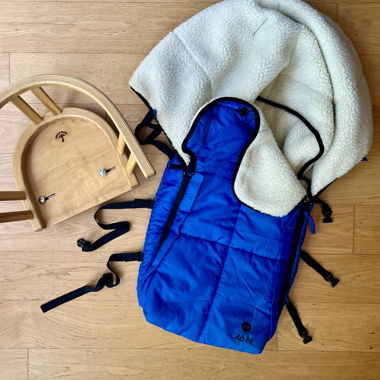 Schlittenaufsatz mit Fellsack