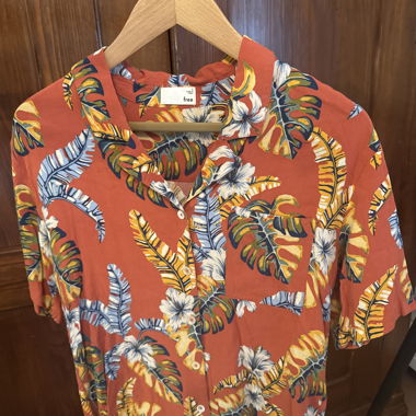 Chemise hawaïenne à imprimé fleuri