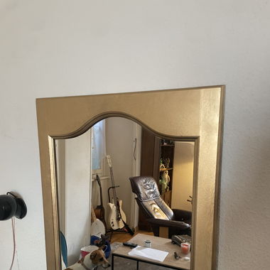 Miroir doré 