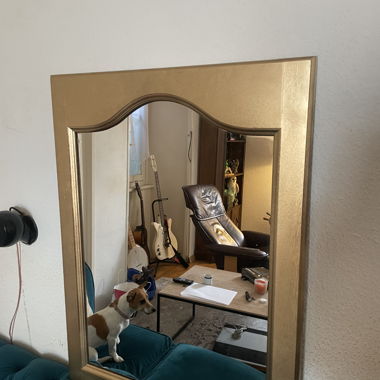 Miroir doré 