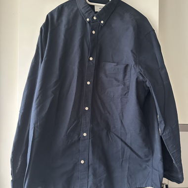 H&M Navy Hemd, Grösse L, Regular Fit