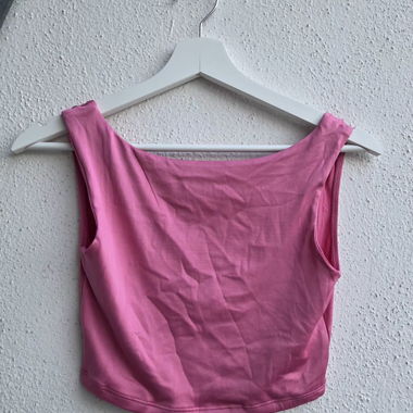 Top corto rosa Terranova