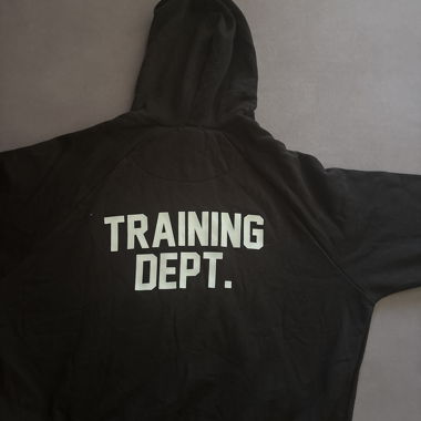 Hoodie noir Training Dept. BOOHOOMAN