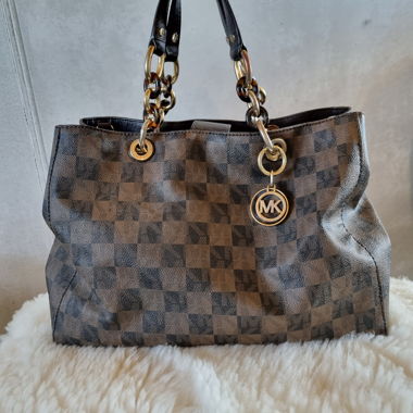 Michael Kors Handtasche braun kariert