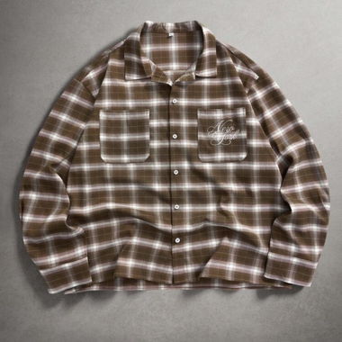 Veste-chemise à carreaux