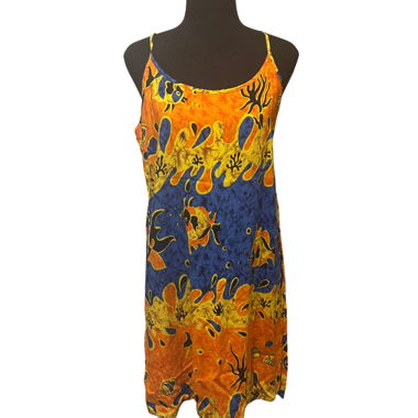 Abito Estivo Midi Anni '90 Motivo Pesce M/L