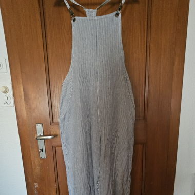 Striped Overalls
