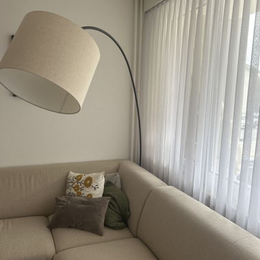 Floor Lamp Beige/Black