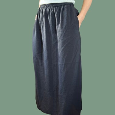 H&M Schwarzer Maxirock mit Schlitz Grösse M