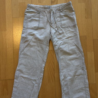 Pantalon femme en lin léger