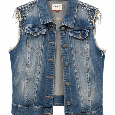 Gilet in jeans senza maniche ONLY