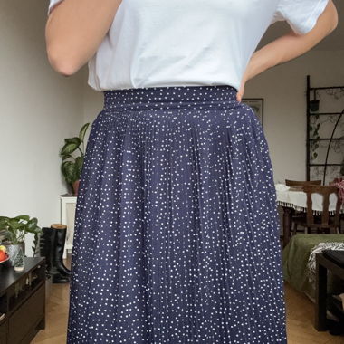 Gonna midi a pois