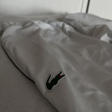 Pantalon de survêtement Lacoste blanc