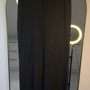 Striped Black Pants S