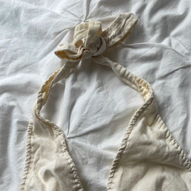 Pull&Bear Overneck top creme