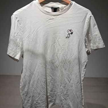 T-shirt bianco Snoopy Peanuts H&M taglia S