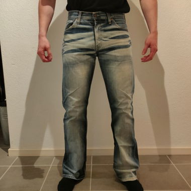 Vintage Levi's Washed Flared Jeans