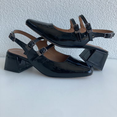 Black Mary Jane Heels