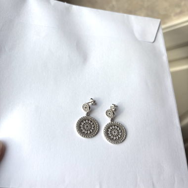 Eleganti Orecchini in Argento - Bohemian - Zirconi