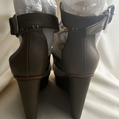 Plateau-Sandalen aus Leder DIESEL