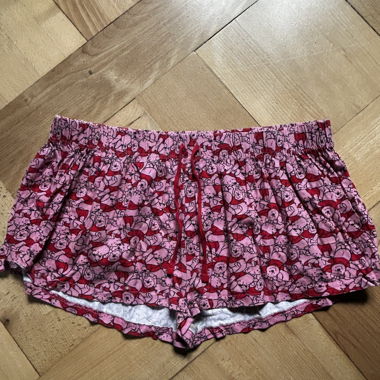 Short de nuit rose imprimé nounours