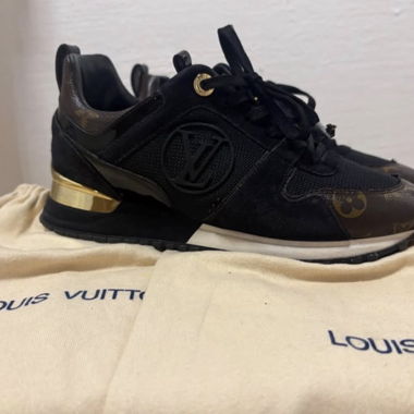 Louis Vuitton Sneaker Monogram Schwarz Gr. 37