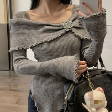 Top XS camicetta (mai indossata, nuova di fabbrica) grigia