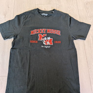 T-Shirt mit Mickey Mouse und besticktem Logo
