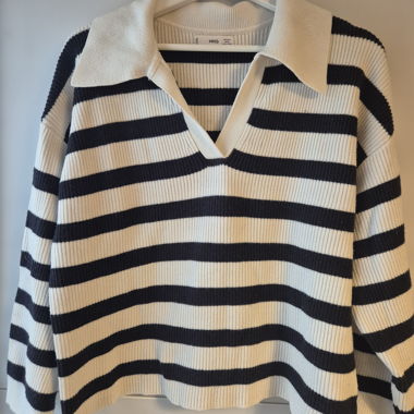 Mango knit jumper - royal blue