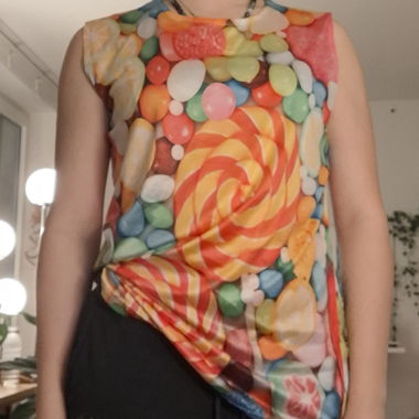 Colorful Sports Top