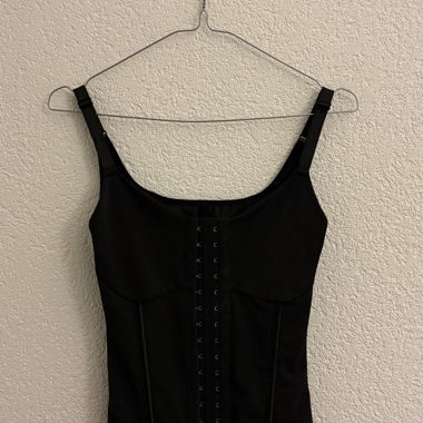 Top corsetto nero