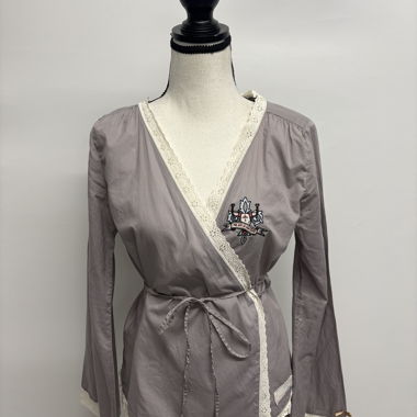 Odd Moll y Wrap Blouse Grey 38 Boho