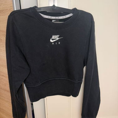Kurzes Nike Air Sweatshirt schwarz XS