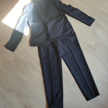 Abito nero/blu navy in due pezzi