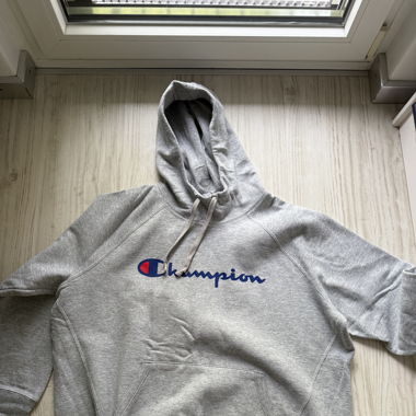 Champion Hoodie Sweatshirt, Grau