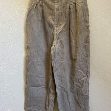 Vintage Beige Corduroy Pants