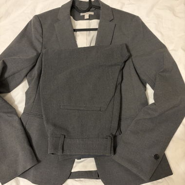 H&M blazer e pantaloni da abito grigi