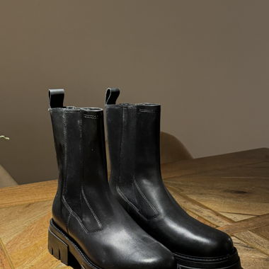 Ash Leder Boots | Schwarz