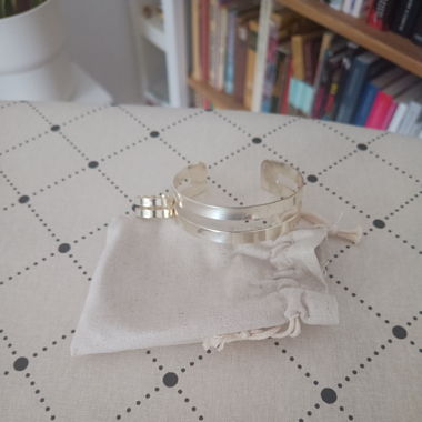 Ring und Armband silber, verstellbar