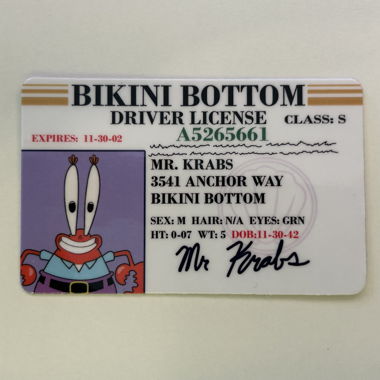 Patente di Mr. Krabs (Spongebob)