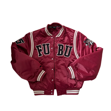 Veste de college en satin / veste bomber
