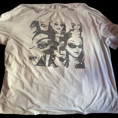 Weisses Grafik-T-Shirt