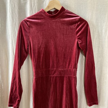 Kleid aus Samt