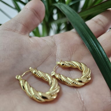 Boucle d’oreille acier inoxydable 