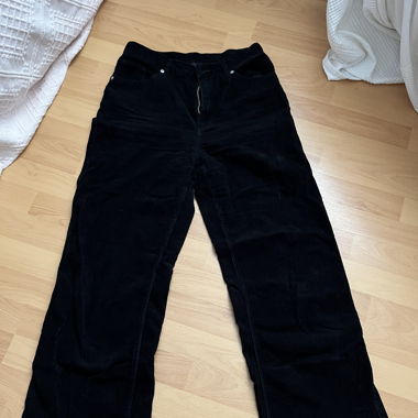 Cordhose schwarz
