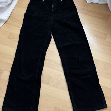 Cordhose schwarz
