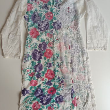 Embroidered Floral Dress