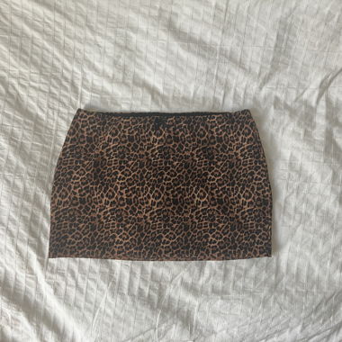 Leopardenmuster Minirock