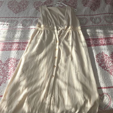 Robe longue beige SHEIN